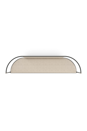   Metal Framed Wool Bench | Oroa.com