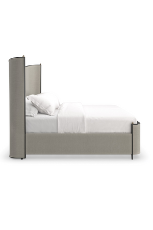   Gray Fabric Bed | Oroa.com