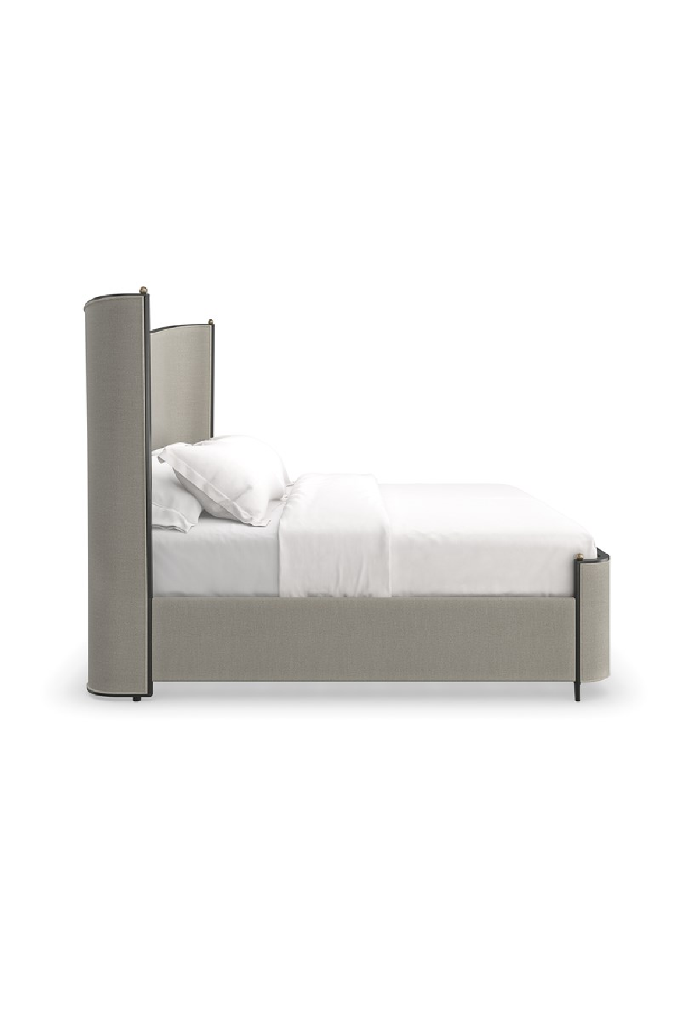   Gray Fabric Bed | Oroa.com
