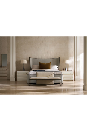   Gray Fabric Bed | Oroa.com