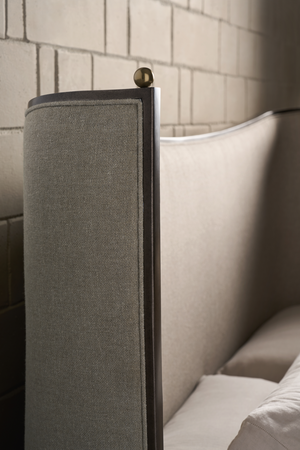   Gray Fabric Bed | Oroa.com