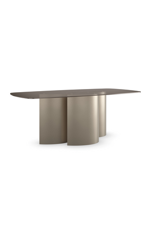   Gold 3-Column Base Dining Table | Oroa.com