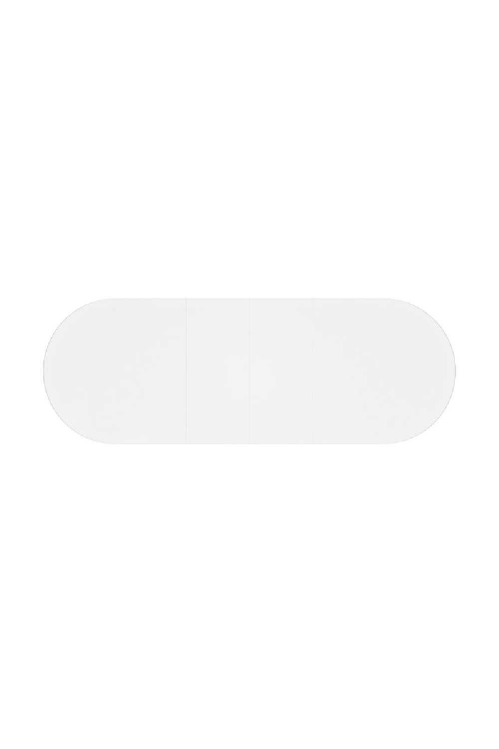   Oval Tempered Glass Dining Table | Oroa.com
