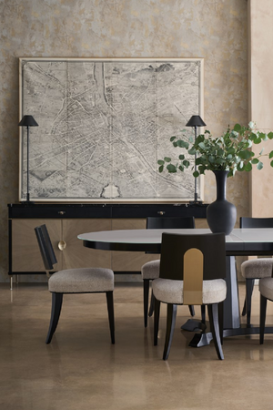   Oval Tempered Glass Dining Table | Oroa.com