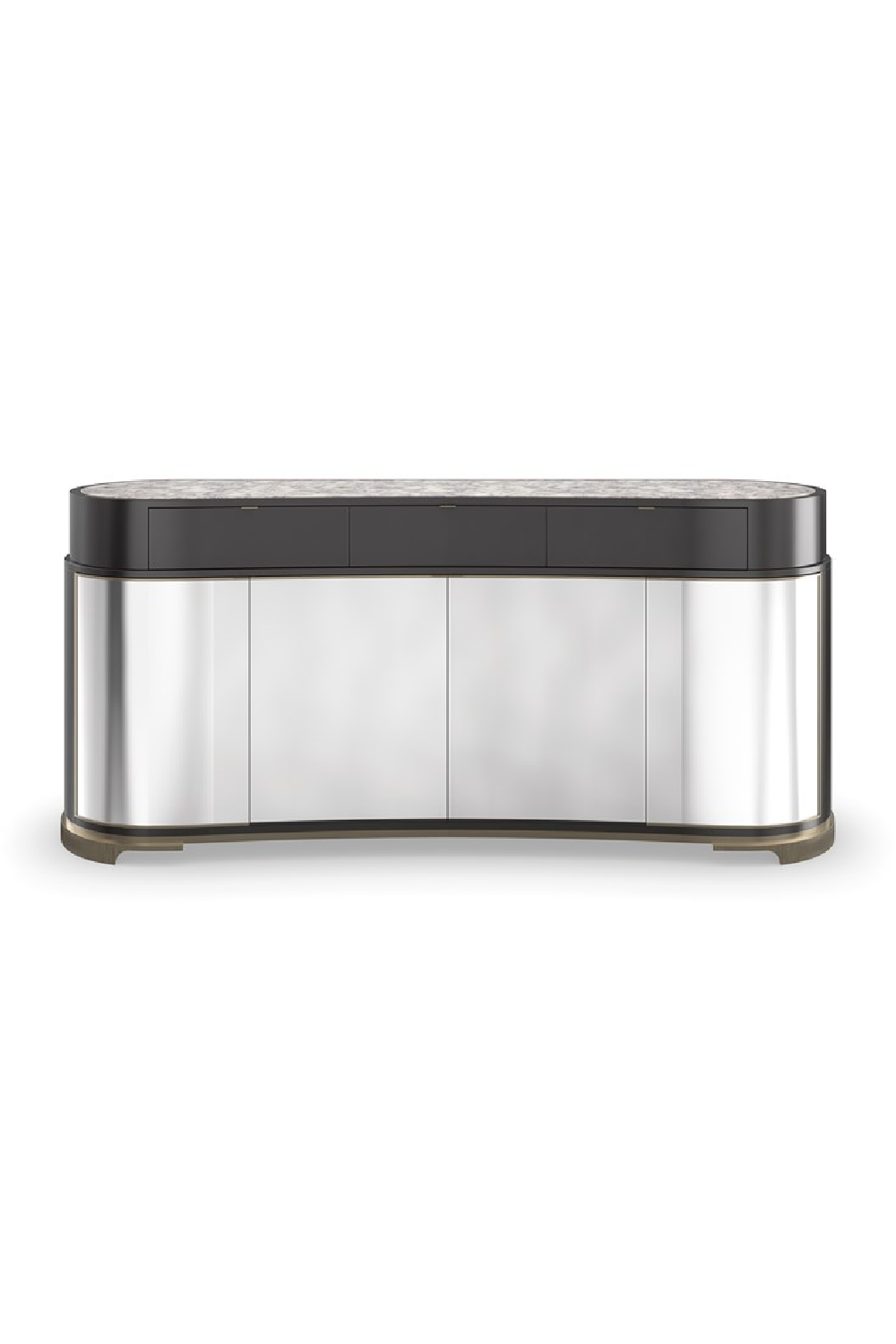   Silver 4-Door Sideboard | Oroa.com