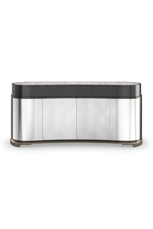   Silver 4-Door Sideboard | Oroa.com