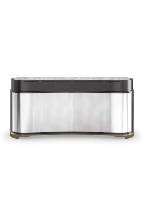   Silver 4-Door Sideboard | Oroa.com