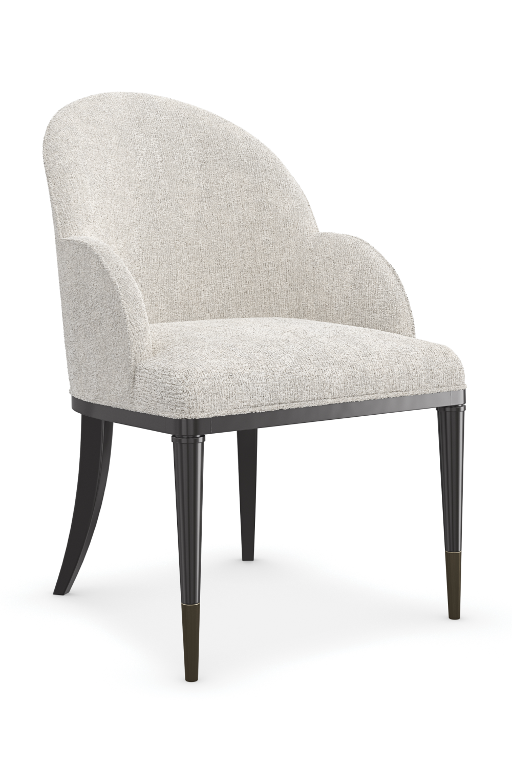   White Chenille Dining Chair | Oroa.com