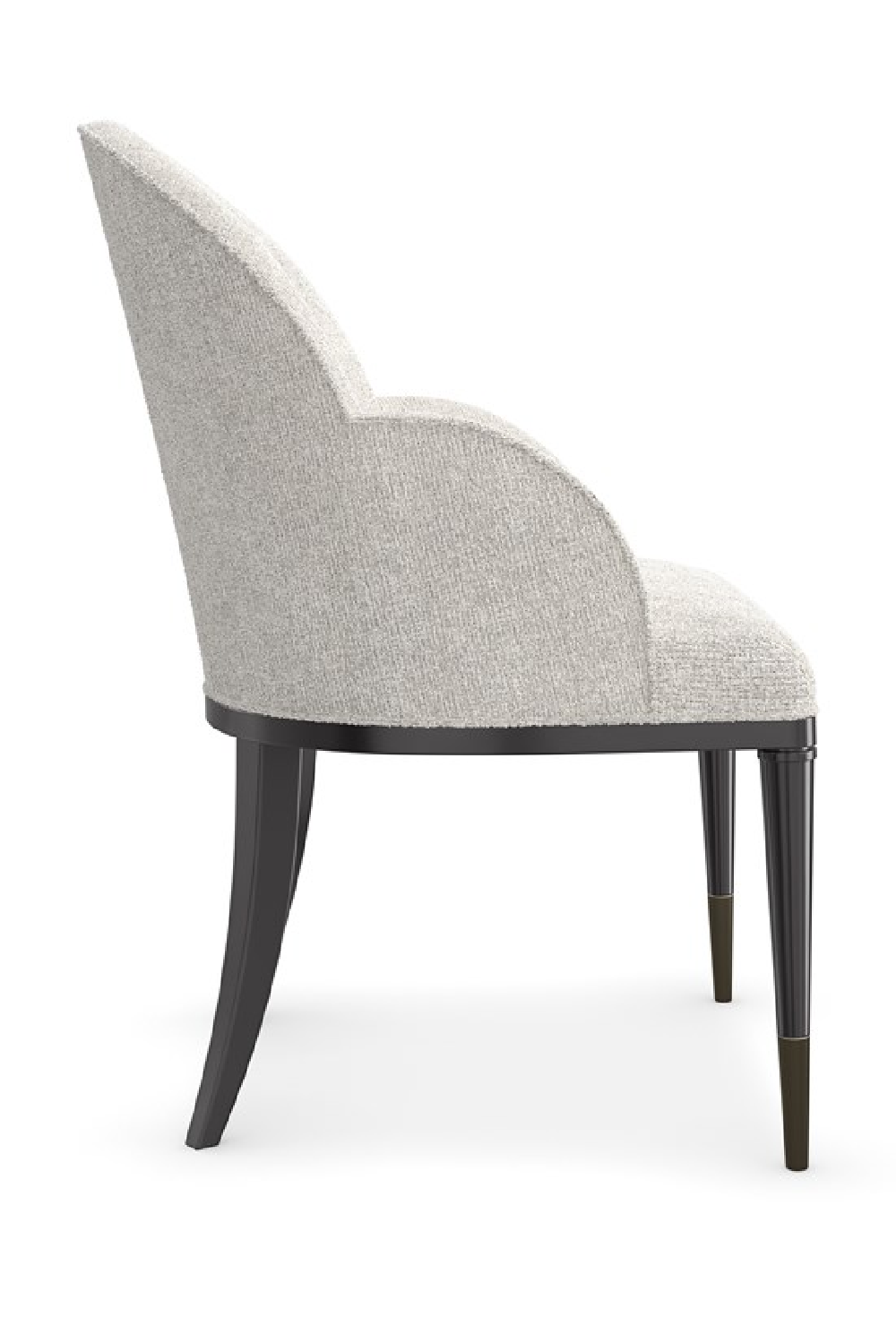   White Chenille Dining Chair | Oroa.com