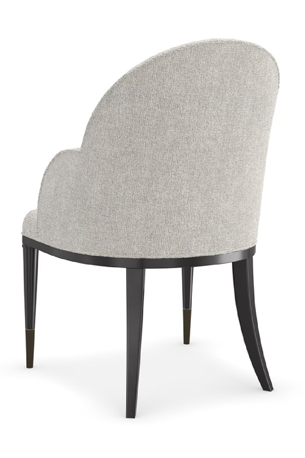   White Chenille Dining Chair | Oroa.com