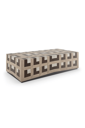   Parquet Rectangular Coffee Table | Oroa.com