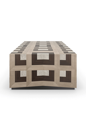   Parquet Rectangular Coffee Table | Oroa.com
