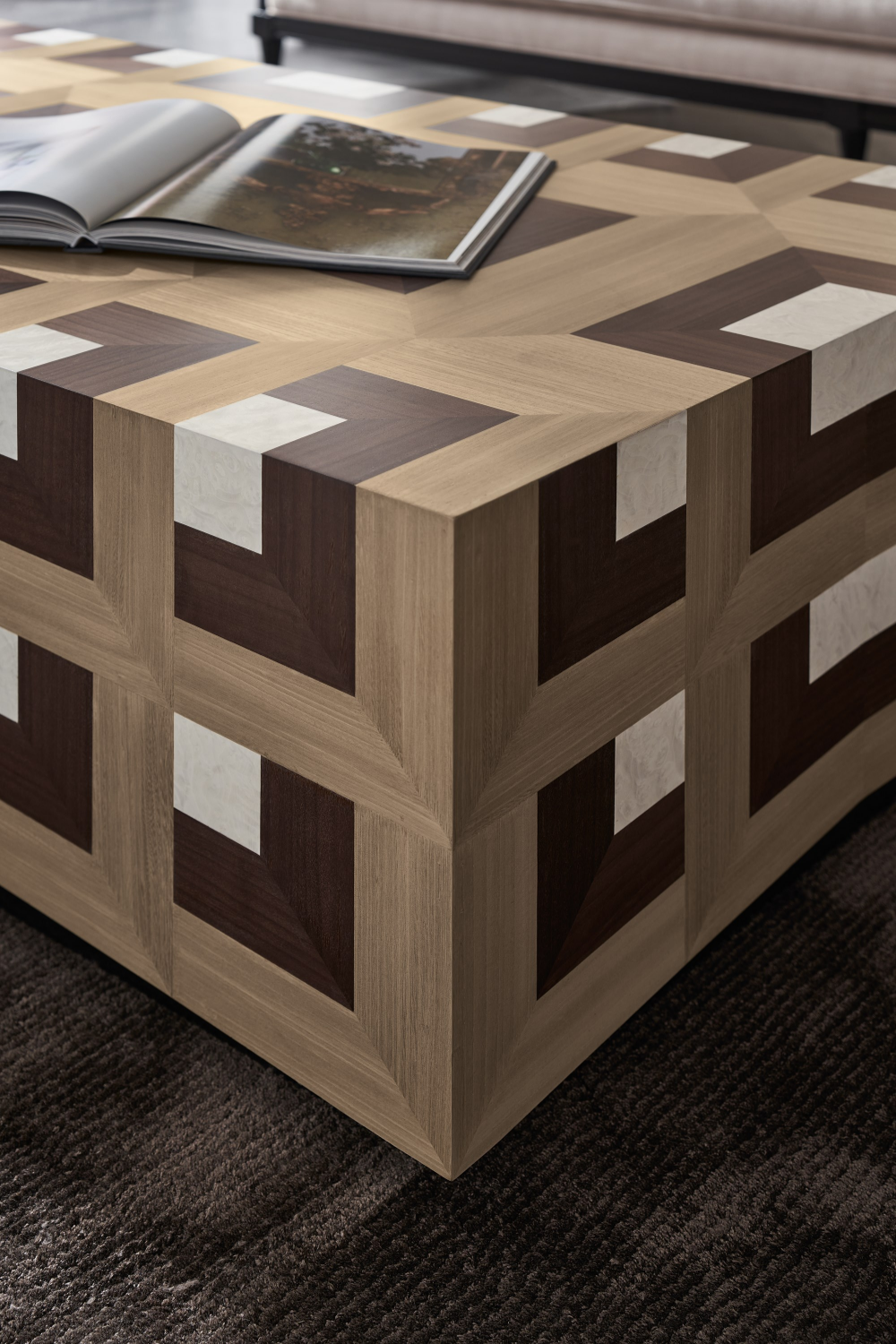   Parquet Rectangular Coffee Table | Oroa.com