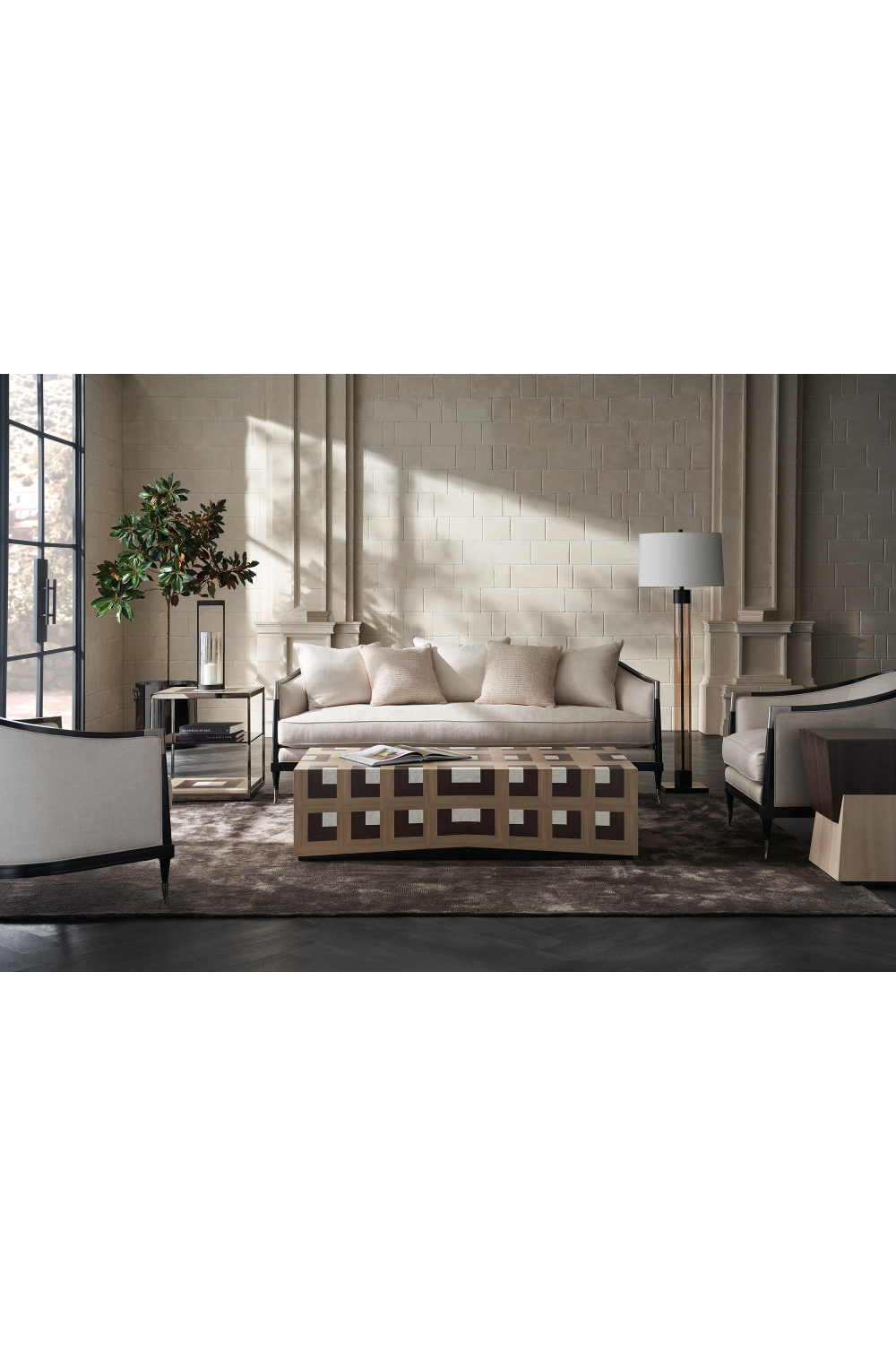   Parquet Rectangular Coffee Table | Oroa.com