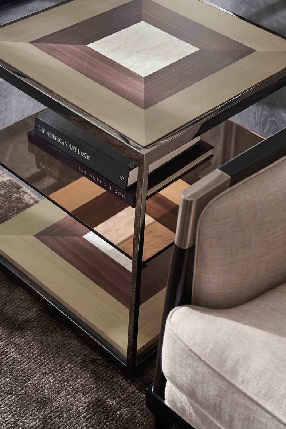   Bronze 3-Layered End Table | Oroa.com