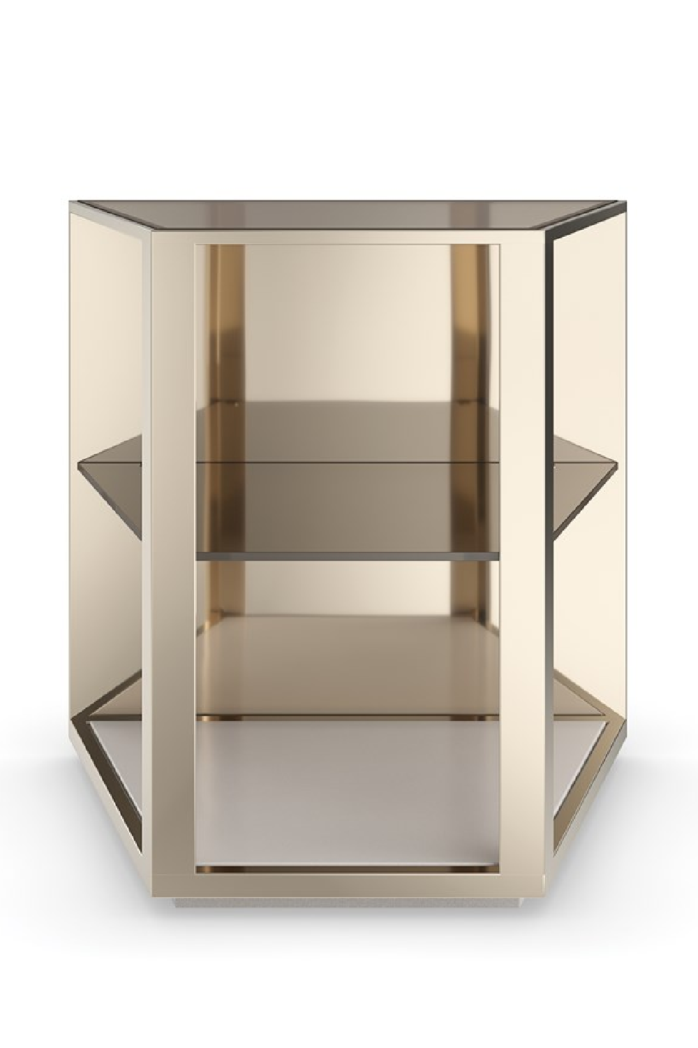   3-Layer Glass End Table | Oroa.com