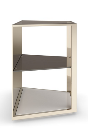   3-Layer Glass End Table | Oroa.com