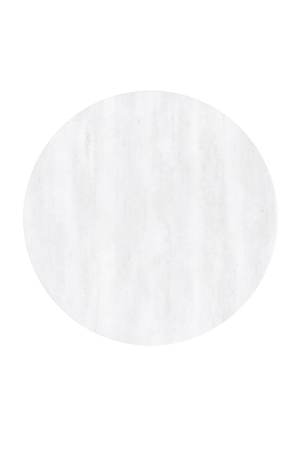   White Stone Pedestal Side Table | Oroa.com