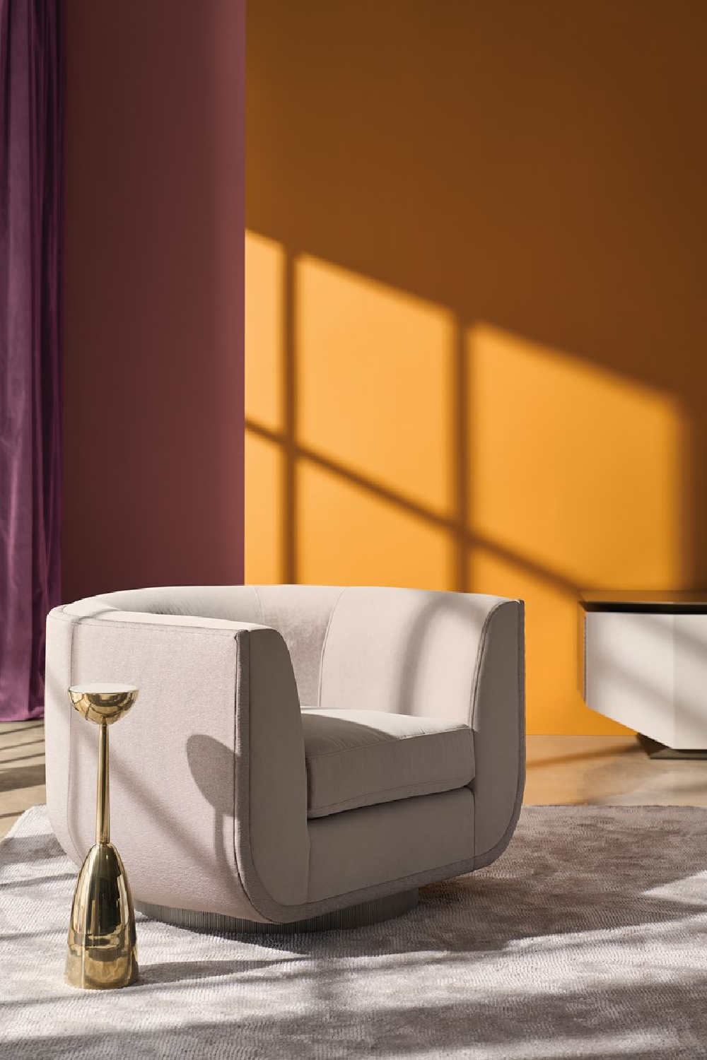   Gold Modern Side Table | Oroa.com
