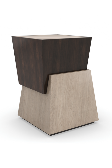   Two-Toned Cubist Side Table | Oroa.com