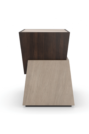   Two-Toned Cubist Side Table | Oroa.com