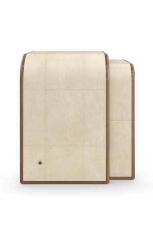  Ivory Parchment Nesting Tables (2) | Oroa.com