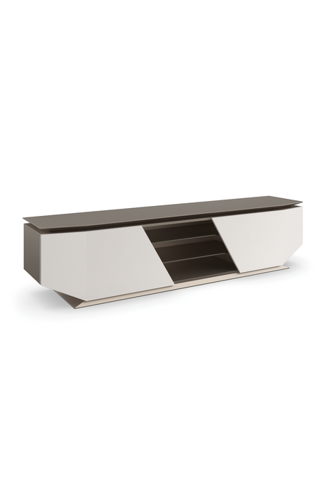   Metallic Modern Media Unit | Oroa.com
