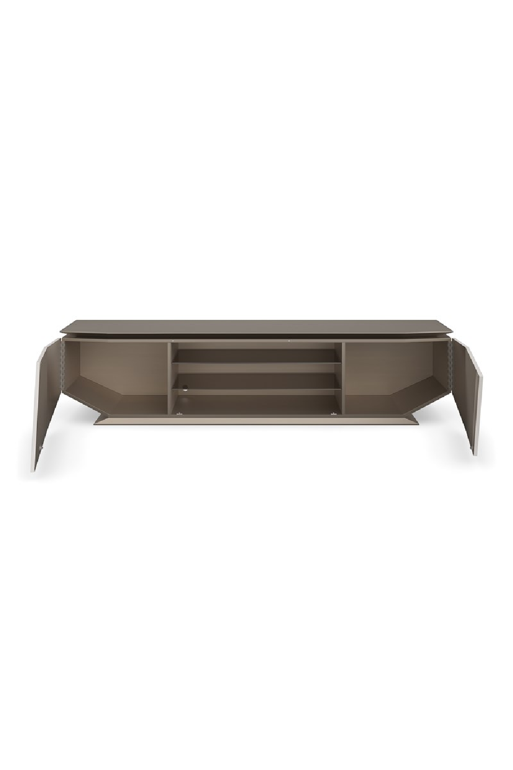   Metallic Modern Media Unit | Oroa.com