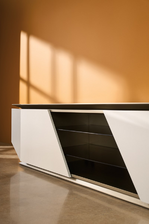   Metallic Modern Media Unit | Oroa.com