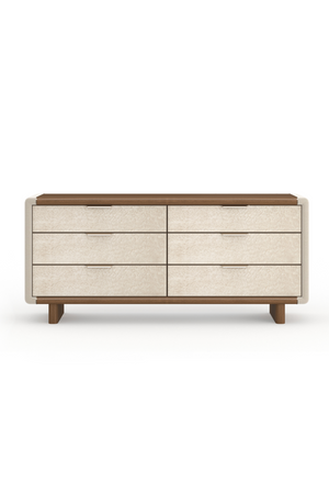   Suede Side 6-Drawer Dresser | Oroa.com