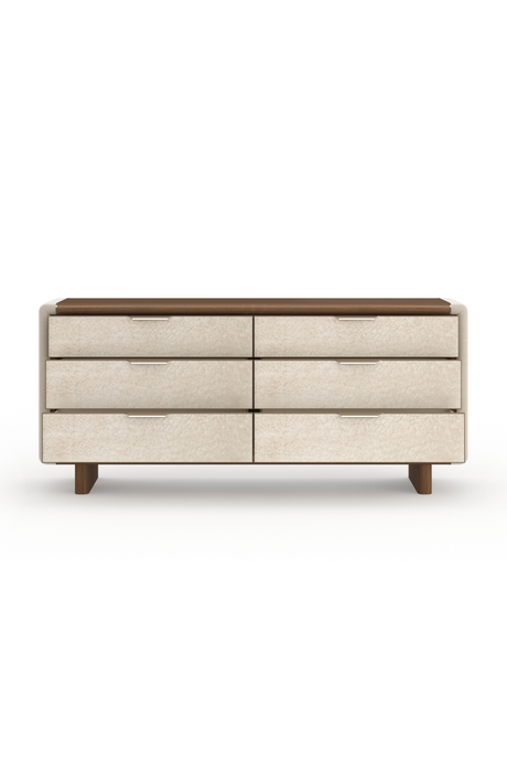   Suede Side 6-Drawer Dresser | Oroa.com