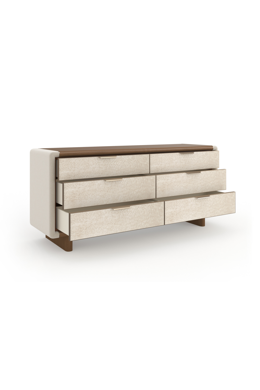   Suede Side 6-Drawer Dresser | Oroa.com