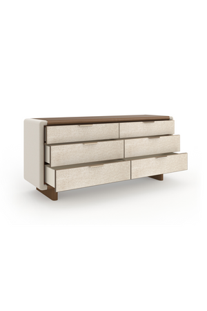   Suede Side 6-Drawer Dresser | Oroa.com