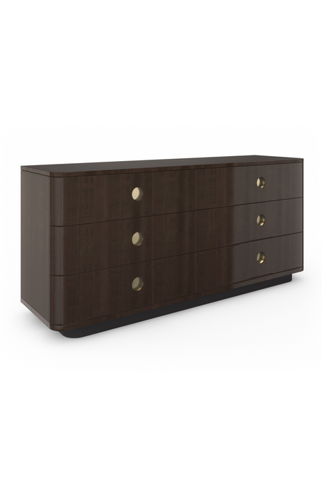   Dark Brown 6-Drawer Dresser | Oroa.com