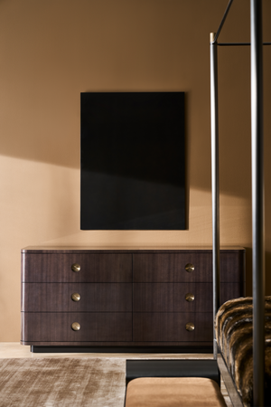   Dark Brown 6-Drawer Dresser | Oroa.com