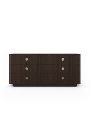   Dark Brown 6-Drawer Dresser | Oroa.com