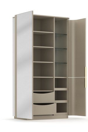   Silver Gloss Cabinet | Oroa.com