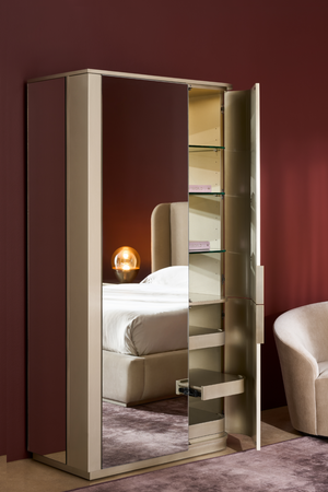   Silver Gloss Cabinet | Oroa.com
