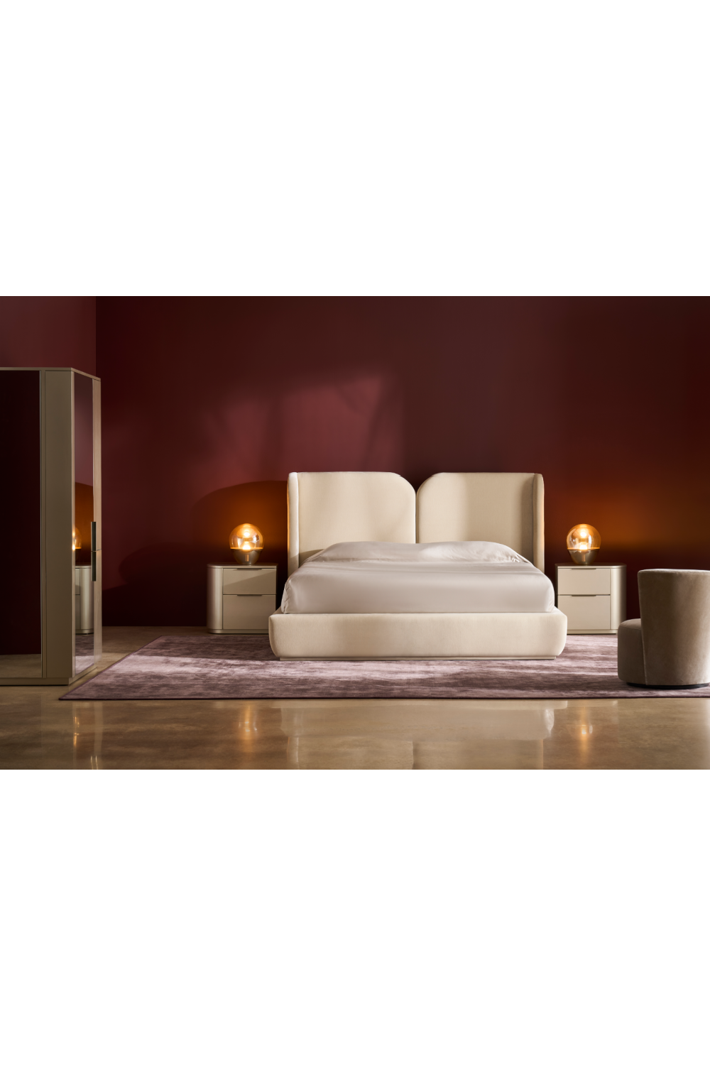   Silver Gloss Cabinet | Oroa.com