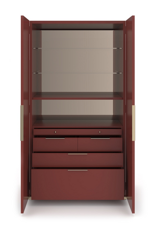   Bronze Mirror 2-Door Cabinet | Oroa.com