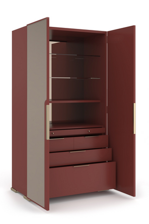   Bronze Mirror 2-Door Cabinet | Oroa.com