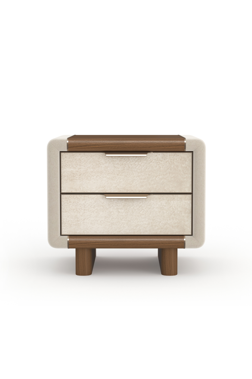   Suede Panel Nightstand | Oroa.com