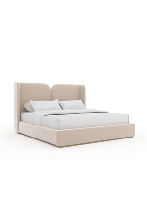   Ivory Velvet Bed | Oroa.com