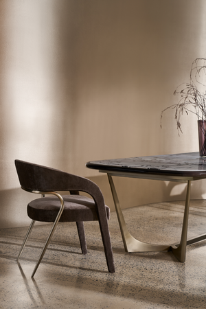   Glossy Stone Dining Table | Oroa.com