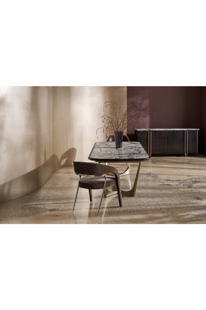   Glossy Stone Dining Table | Oroa.com