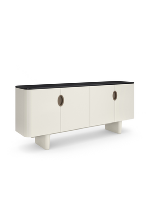   White 4-Door Sideboard | Oroa.com