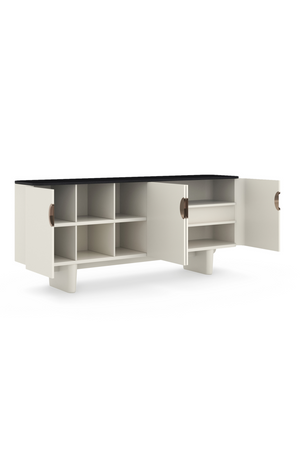   White 4-Door Sideboard | Oroa.com