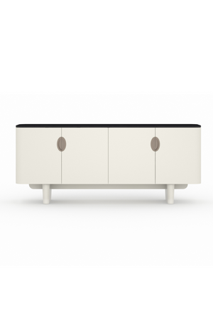   White 4-Door Sideboard | Oroa.com