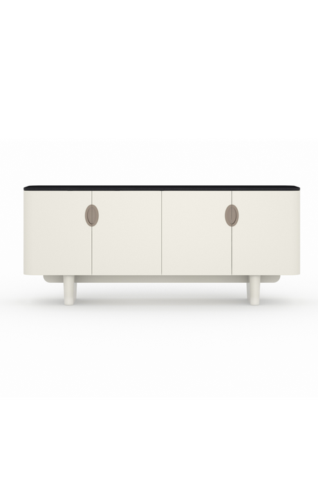   White 4-Door Sideboard | Oroa.com