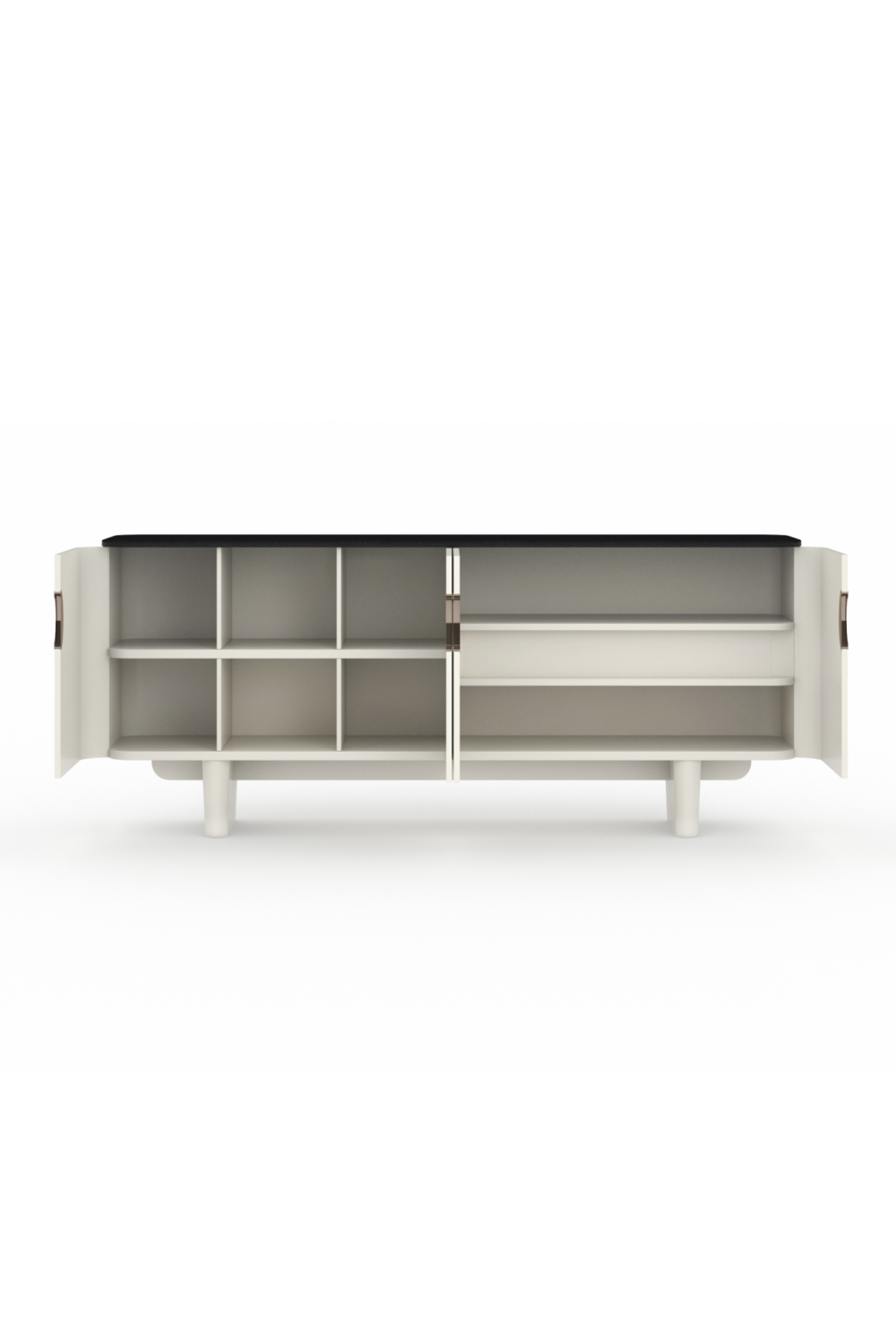   White 4-Door Sideboard | Oroa.com
